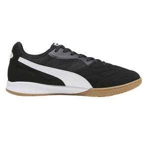 Puma Mens Logo Low Cut Sneakers / Black/White